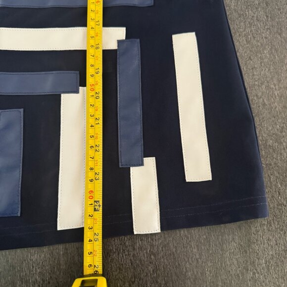 Travelers by Chico's Women's Jacket Faux Leather Striped Sheer Full Zip, Size 0 - Picture 5 of 6